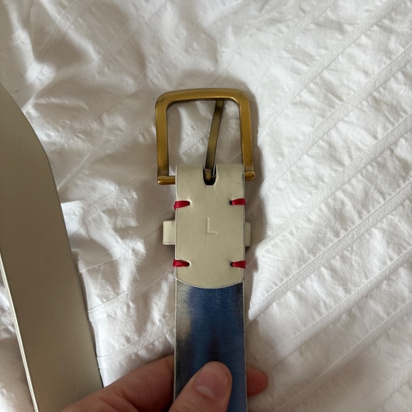 Cream Leather Belt - Scotch & Soda (L) - Picture 3 of 3